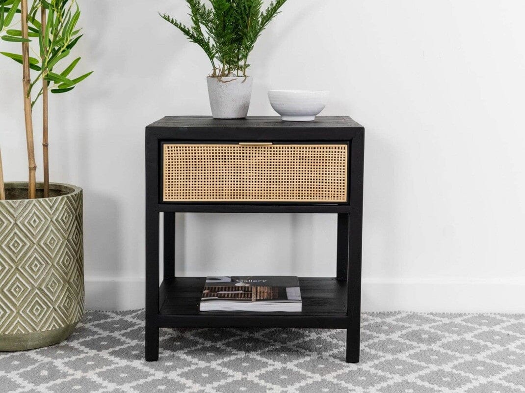 Newport Wicker Lamp Table