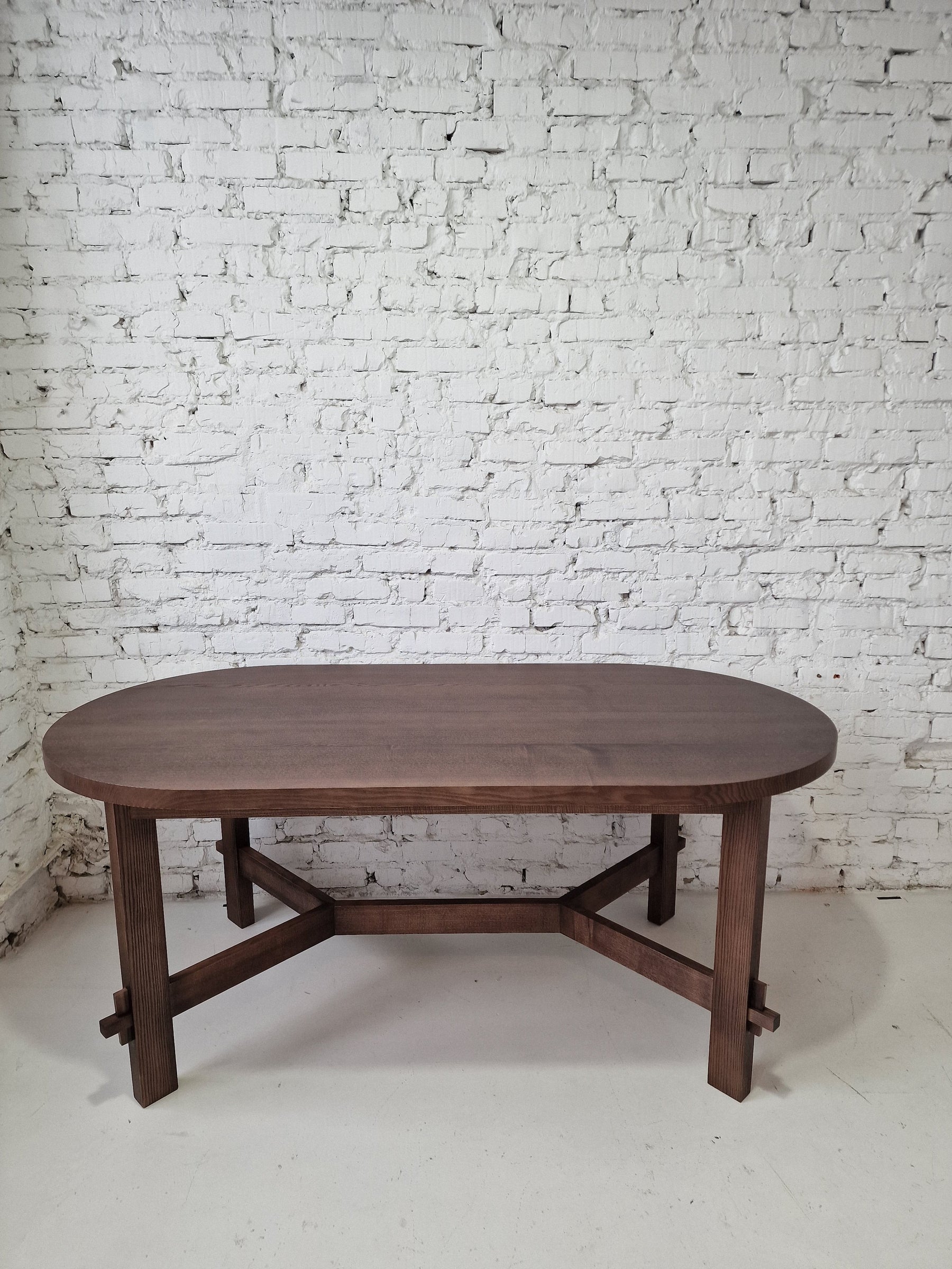 Lewis Oval Dining Table in Solid Oak