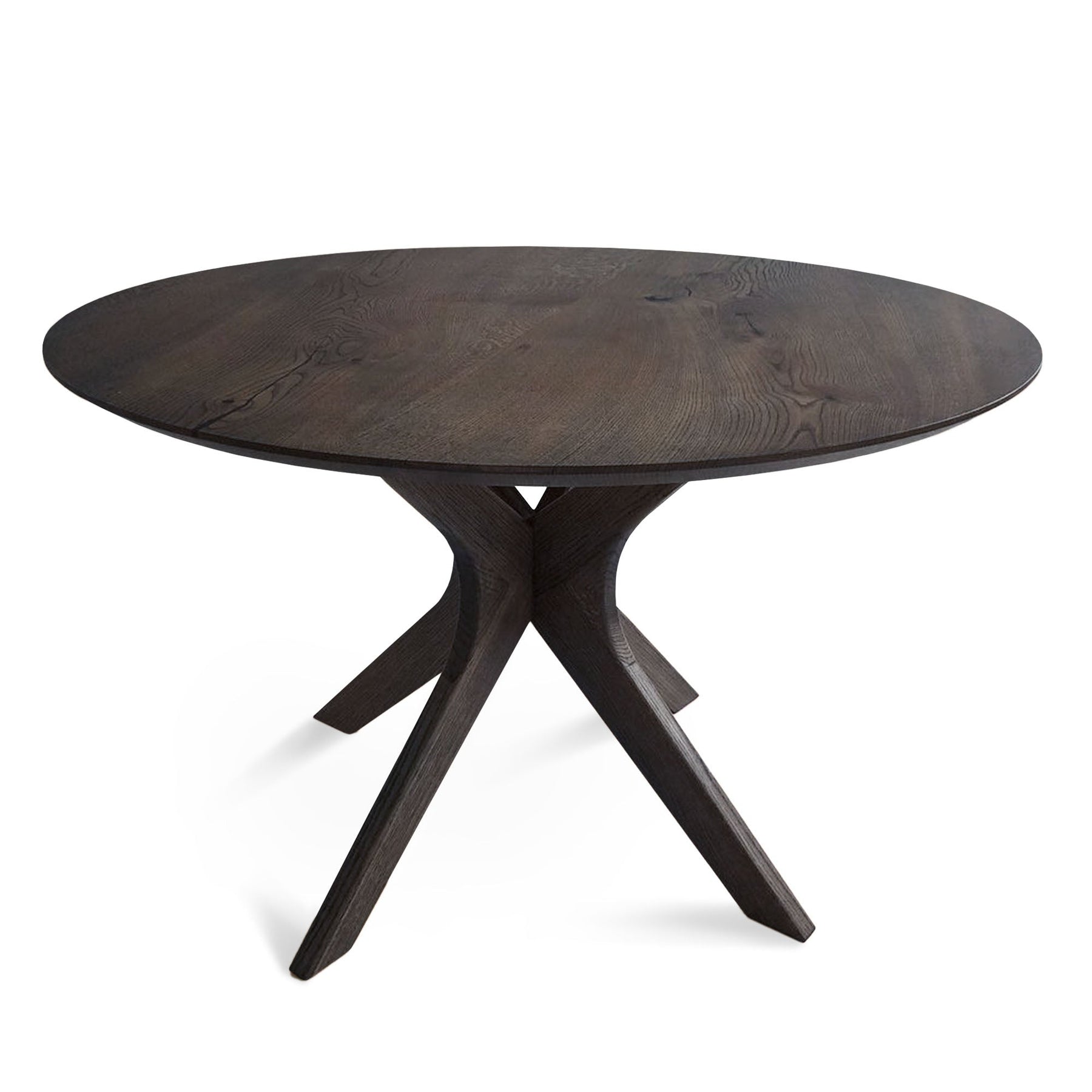 Bibi Extendable Round Dining Table in Solid Oak