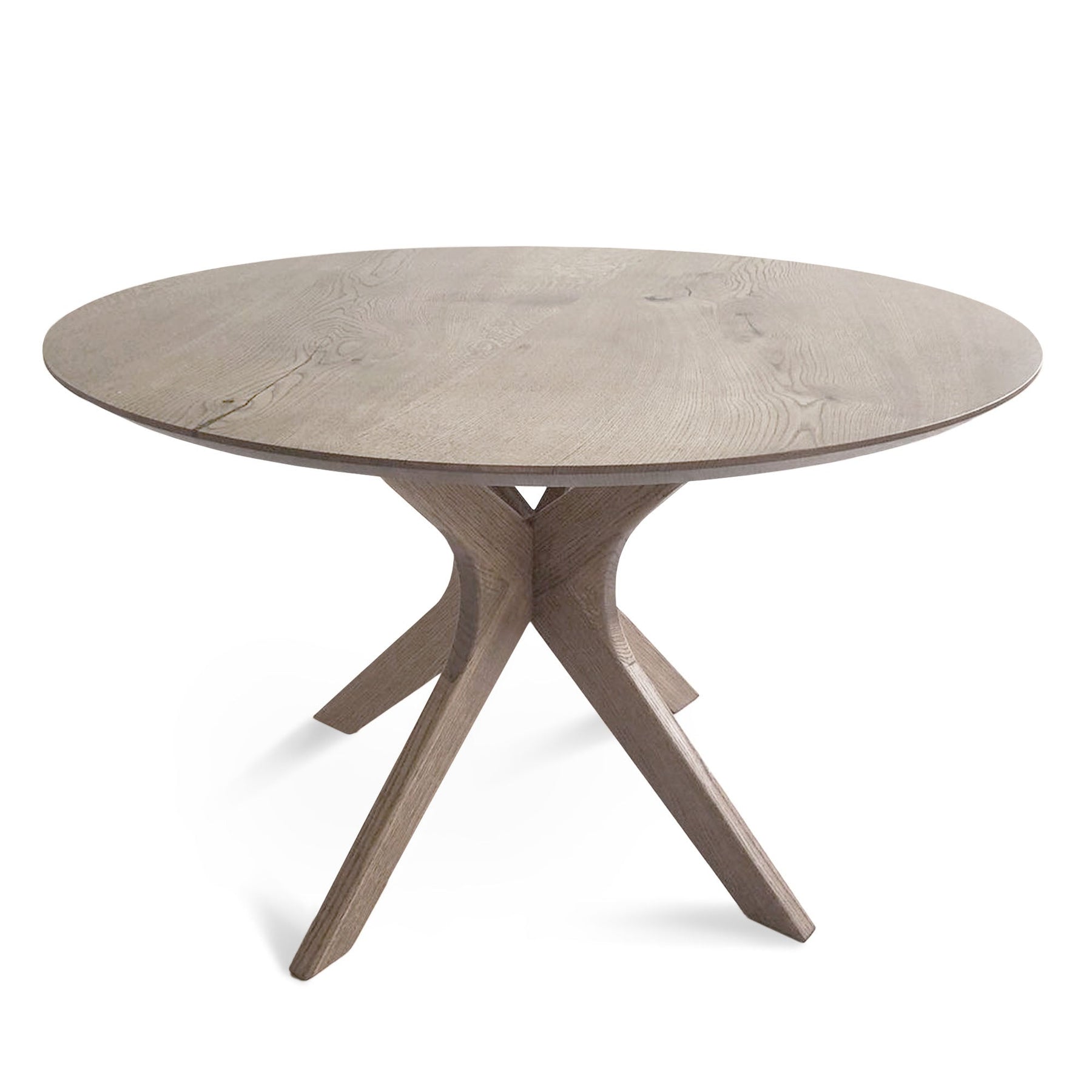 Bibi Extendable Round Dining Table in Solid Oak