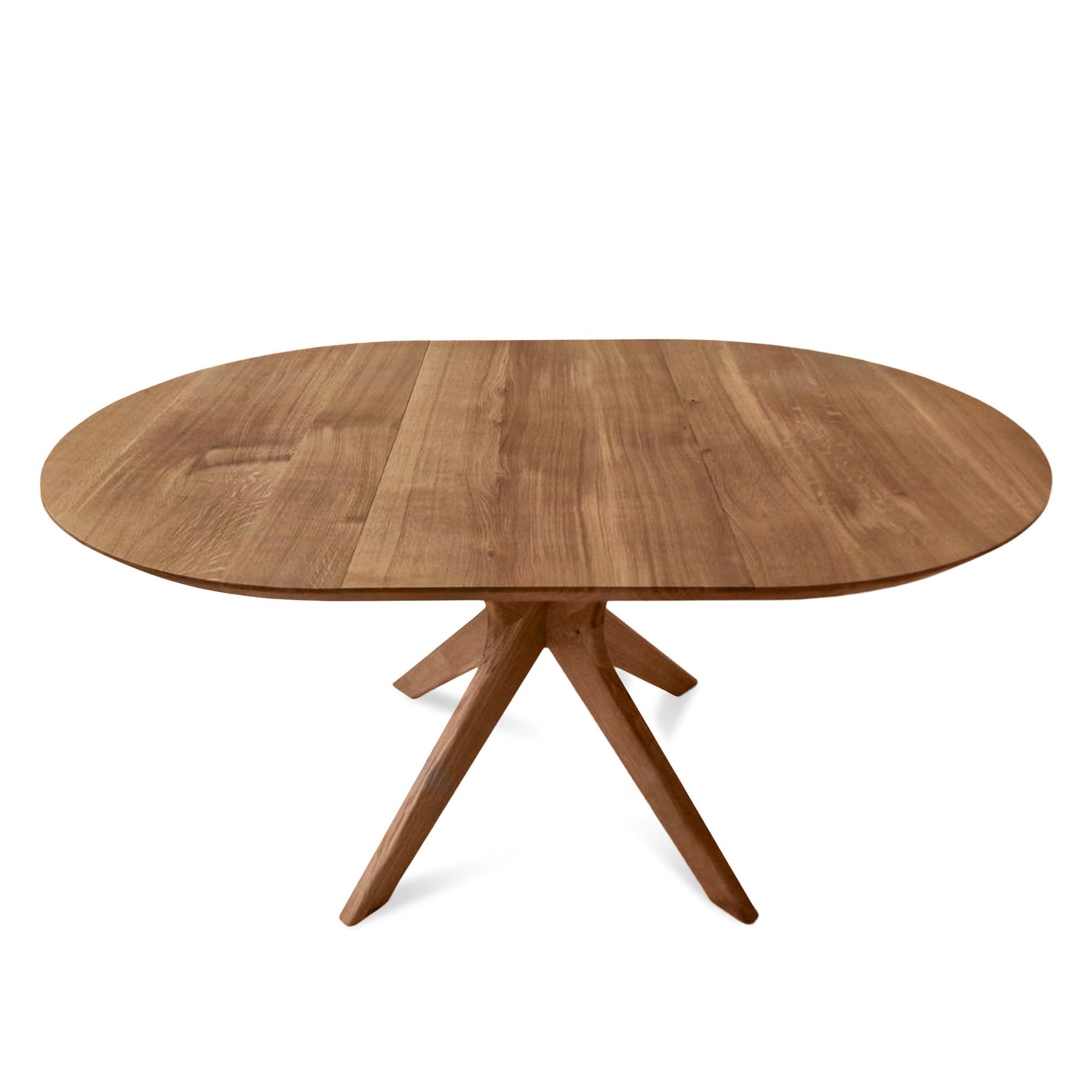 Bibi Extendable Round Dining Table in Solid Oak