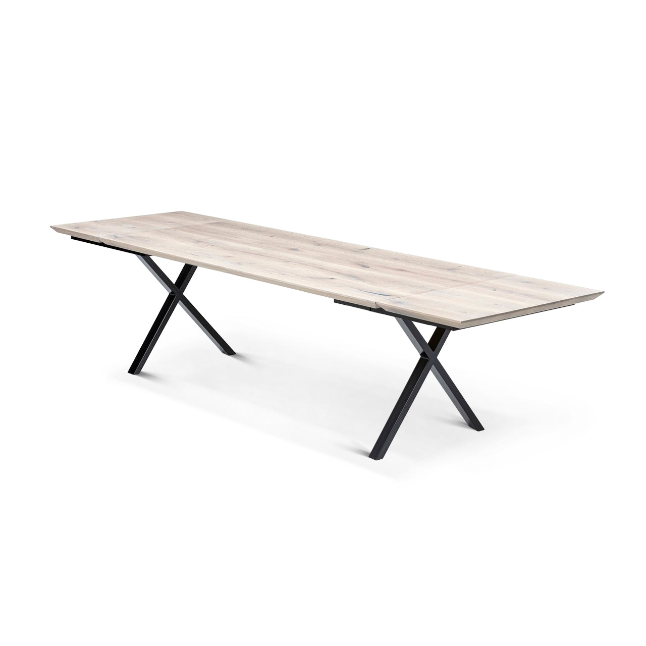 Eva Extendable Dining Table, Light Oak