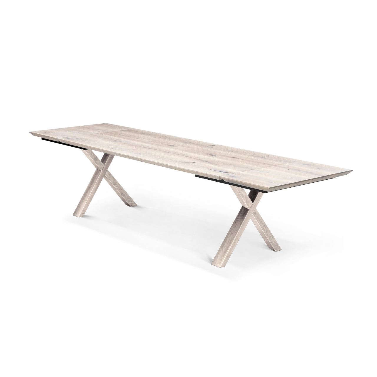Eva Extendable Dining Table, Light Oak