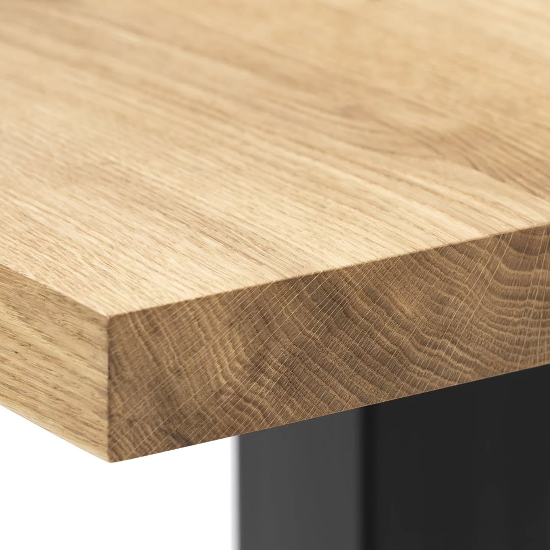 Pedestal Bistro Table in Solid Oak