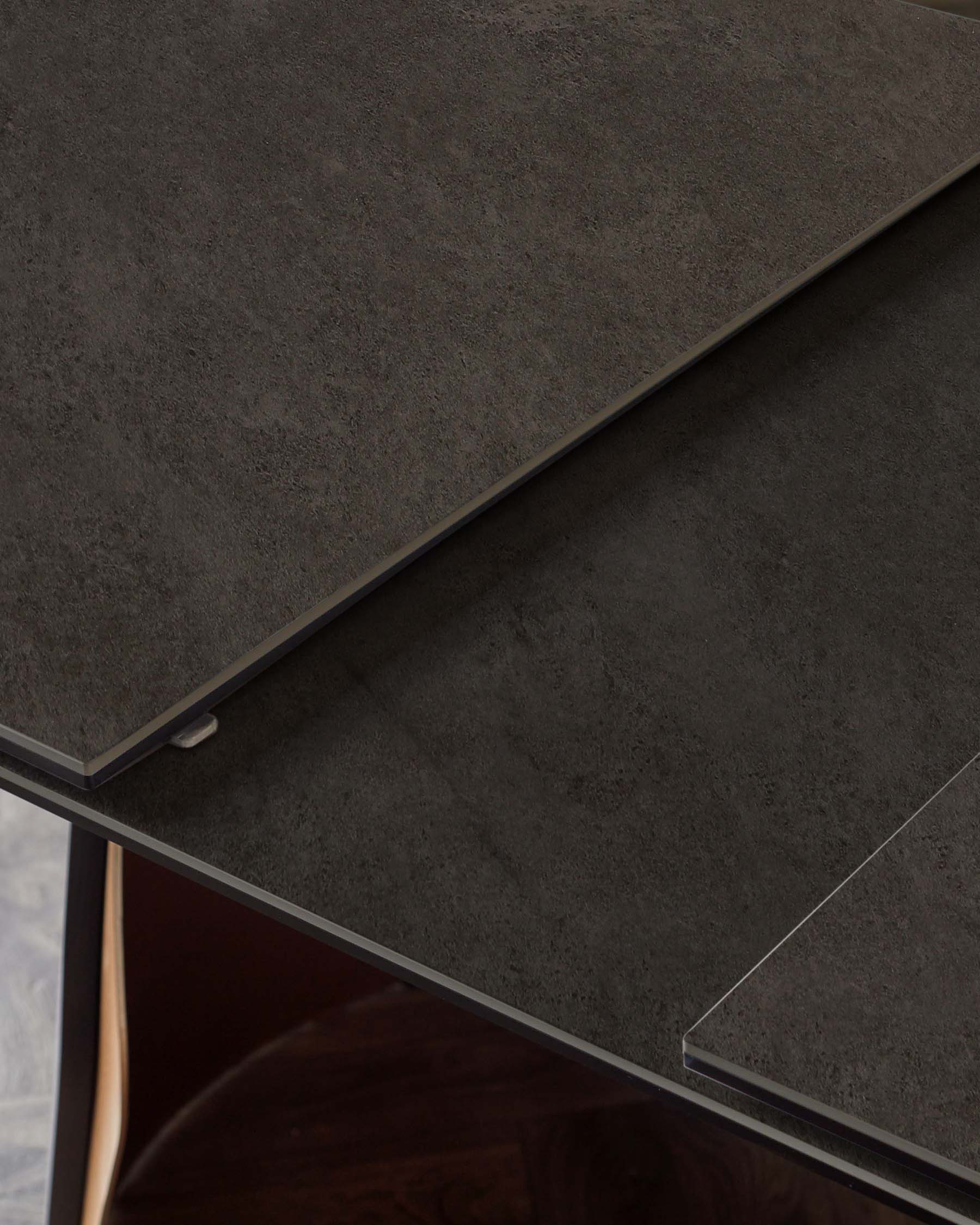 Collodi Dark Grey Ceramic Extending 8 to 10 Seater Dining Table