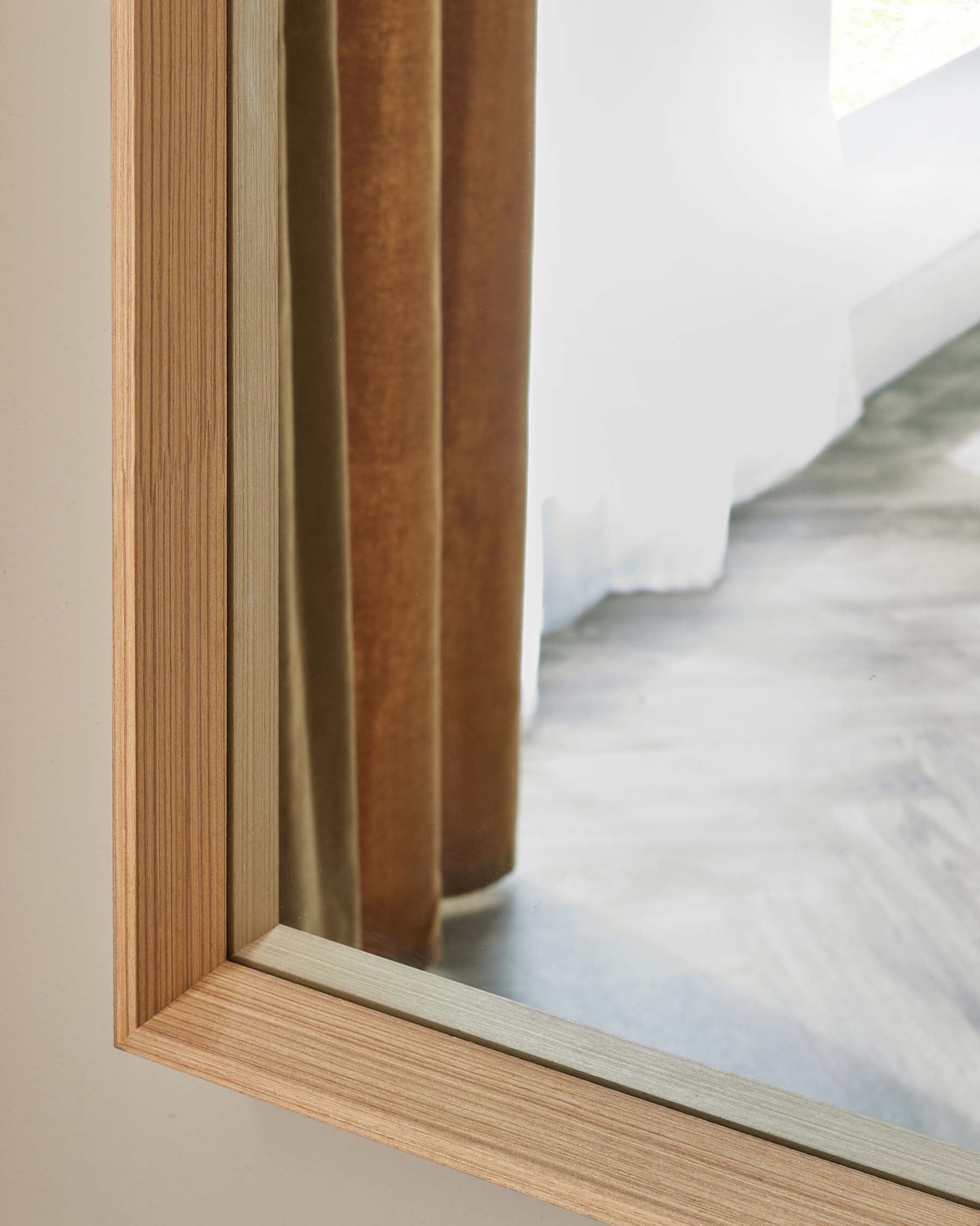 Corban Large Full Length Wall Mirror Oak