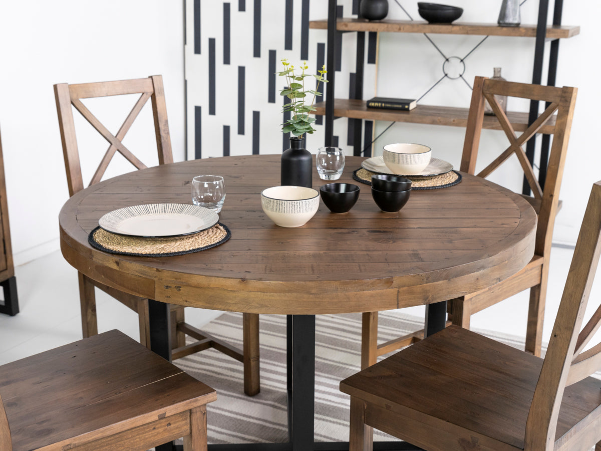 Brooklyn 120cm Round Dining Table