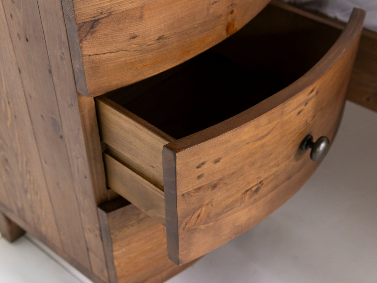 Hawaii 3 Drawer Bedside Table