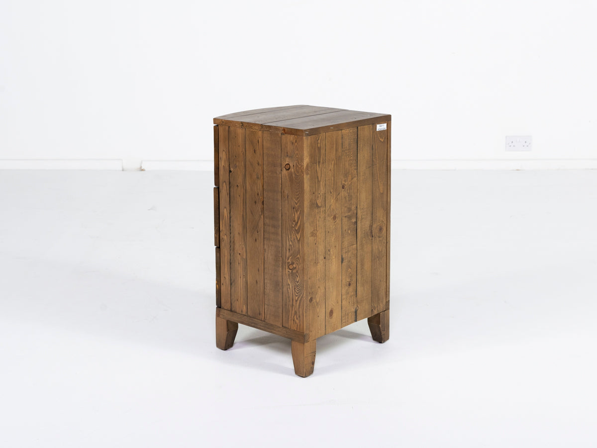 Hawaii 3 Drawer Bedside Table