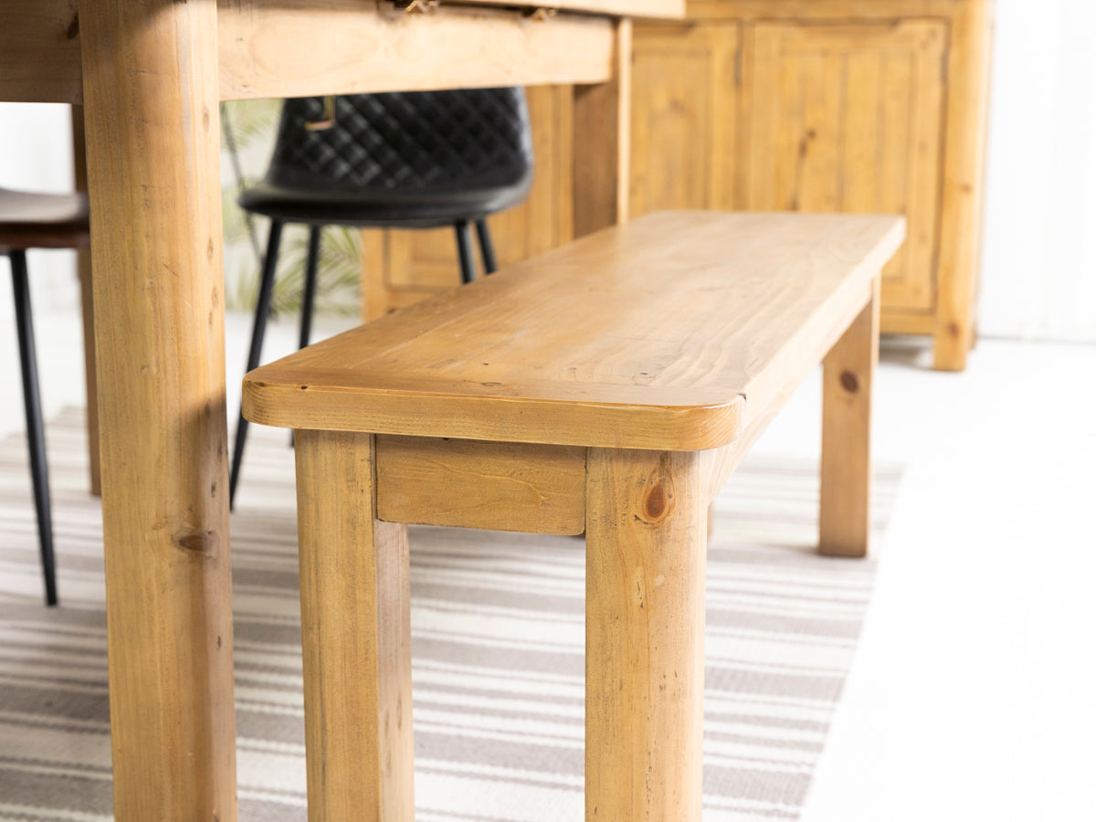 Exeter Extendable Dining Table (140cm - 180cm) & Tan Dallas Dining Chairs