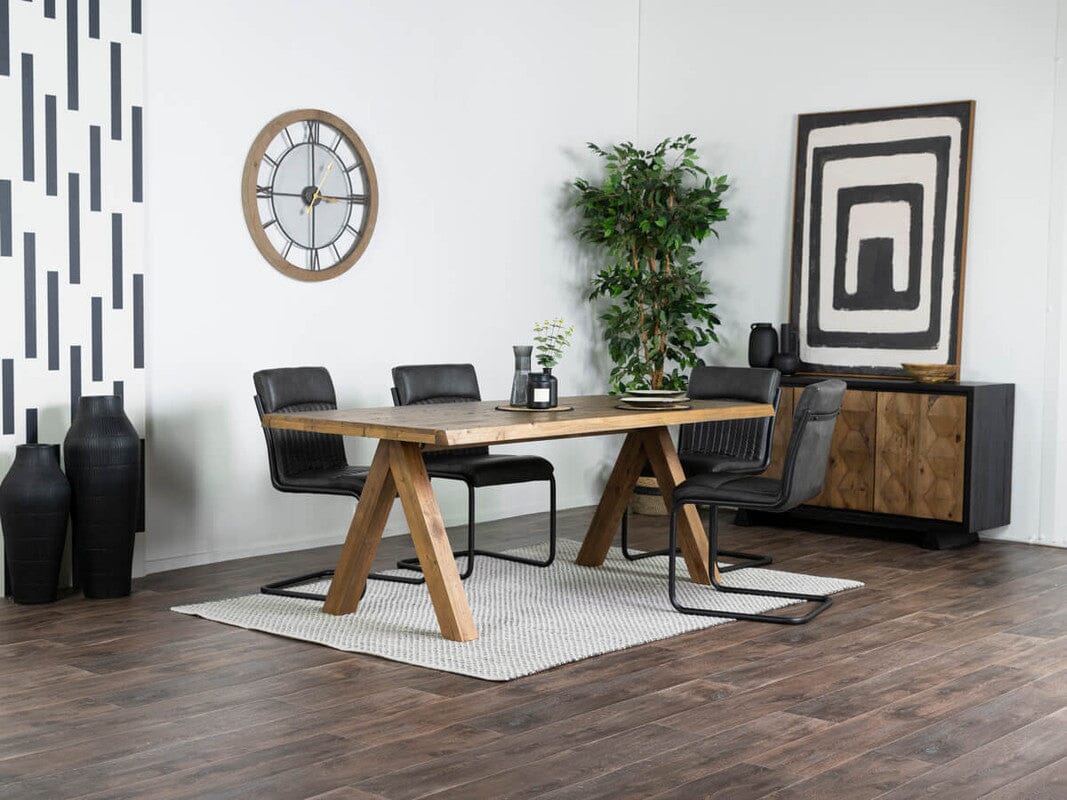 Pyramid Fixed Top Dining Table