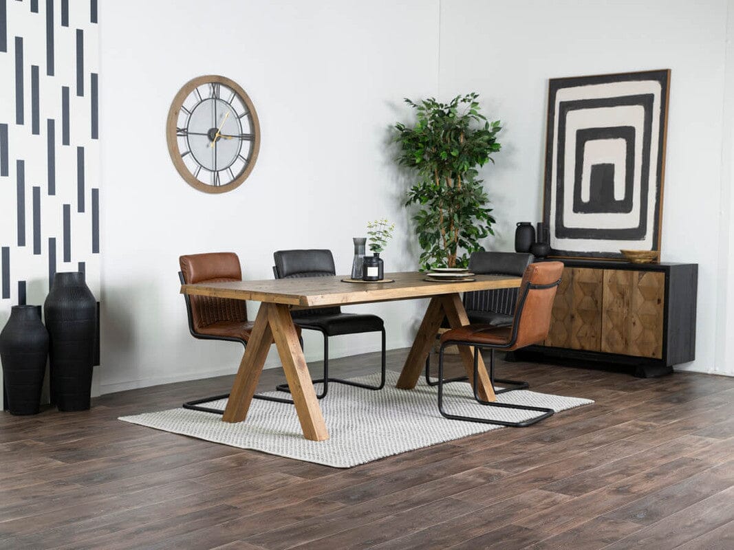 Pyramid Fixed Top Dining Table