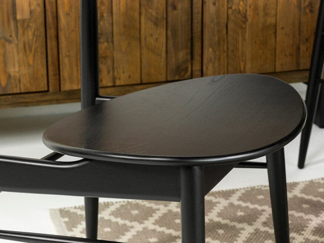 Brooklyn 160cm Fixed Top Cross Leg Dining Table & Gabo Dining Chairs