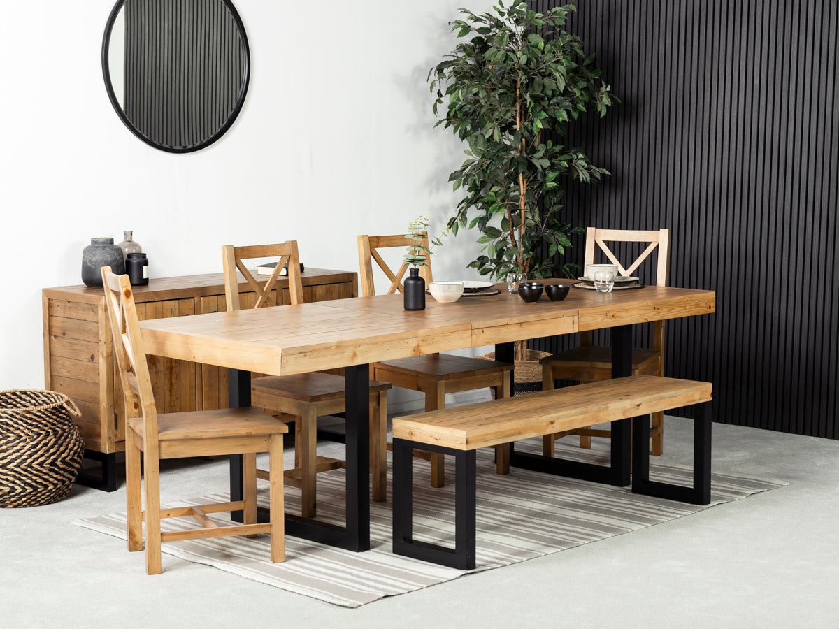 Brooklyn Light Extendable Dining Table (180cm - 240cm)