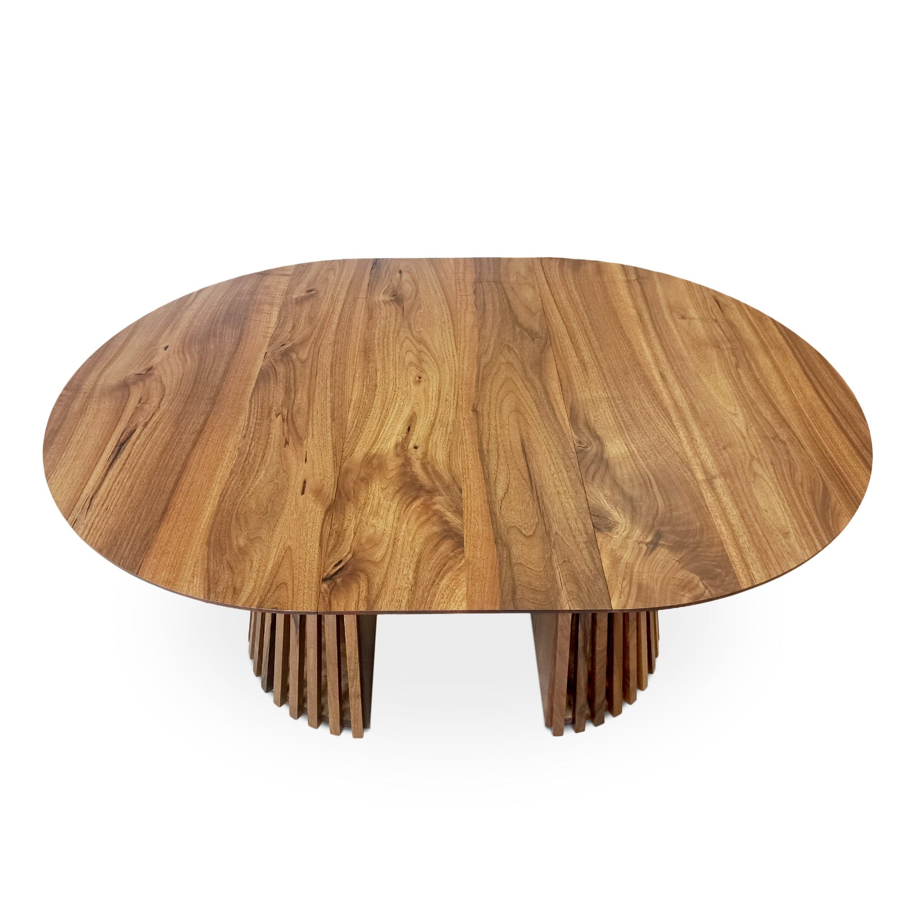 Vivien Round Extendable Dining Table in Darker Walnut