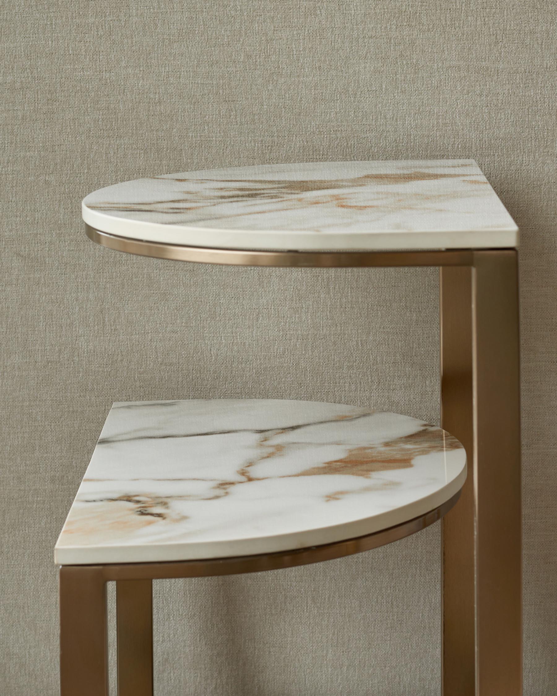 Demi natural ceramic side table