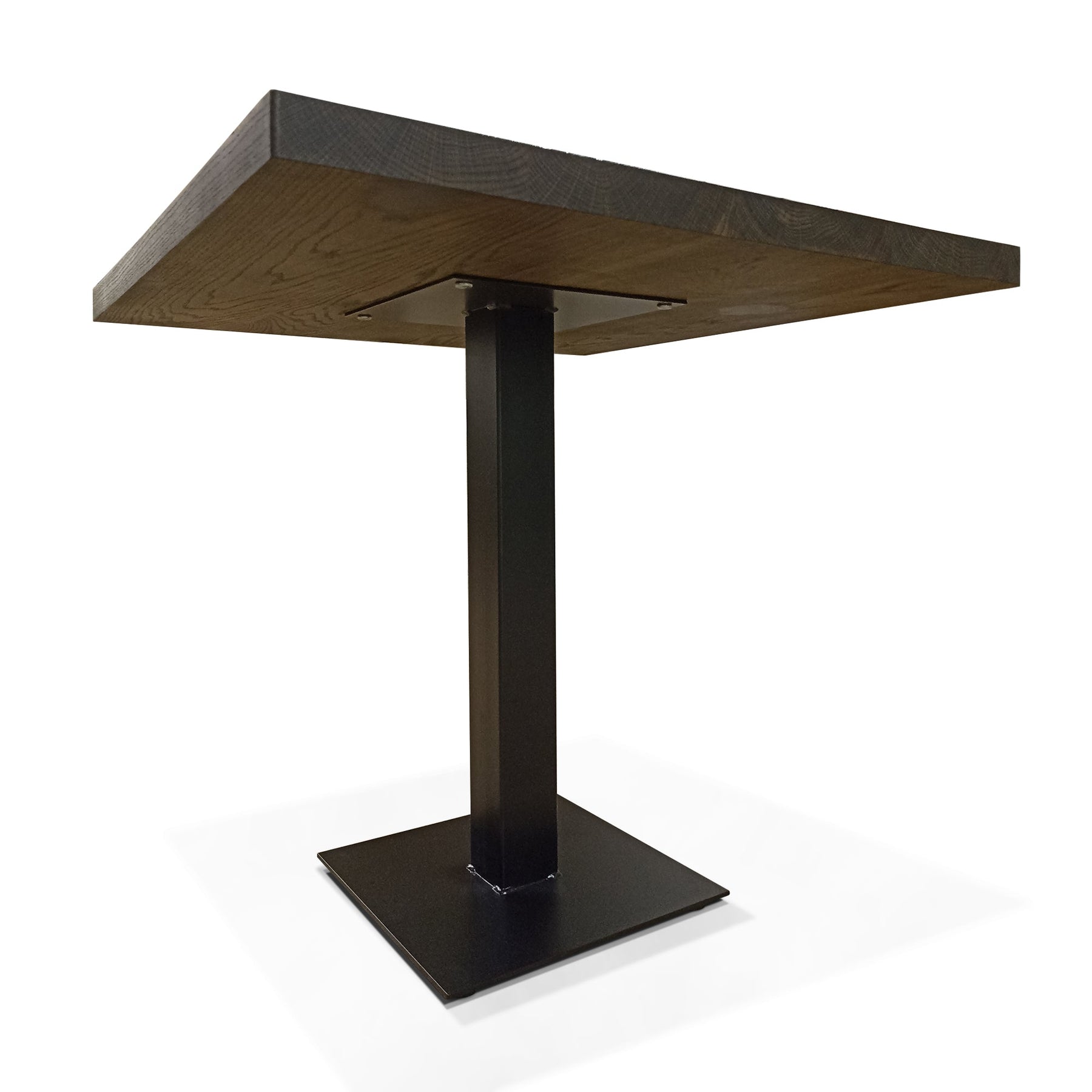 Pedestal Bistro Table in Dark Oak