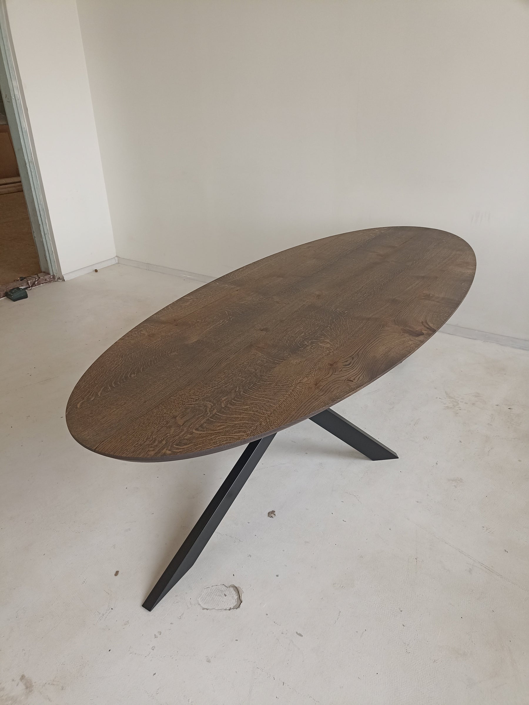 Eclipse Oval Oak Dining Table