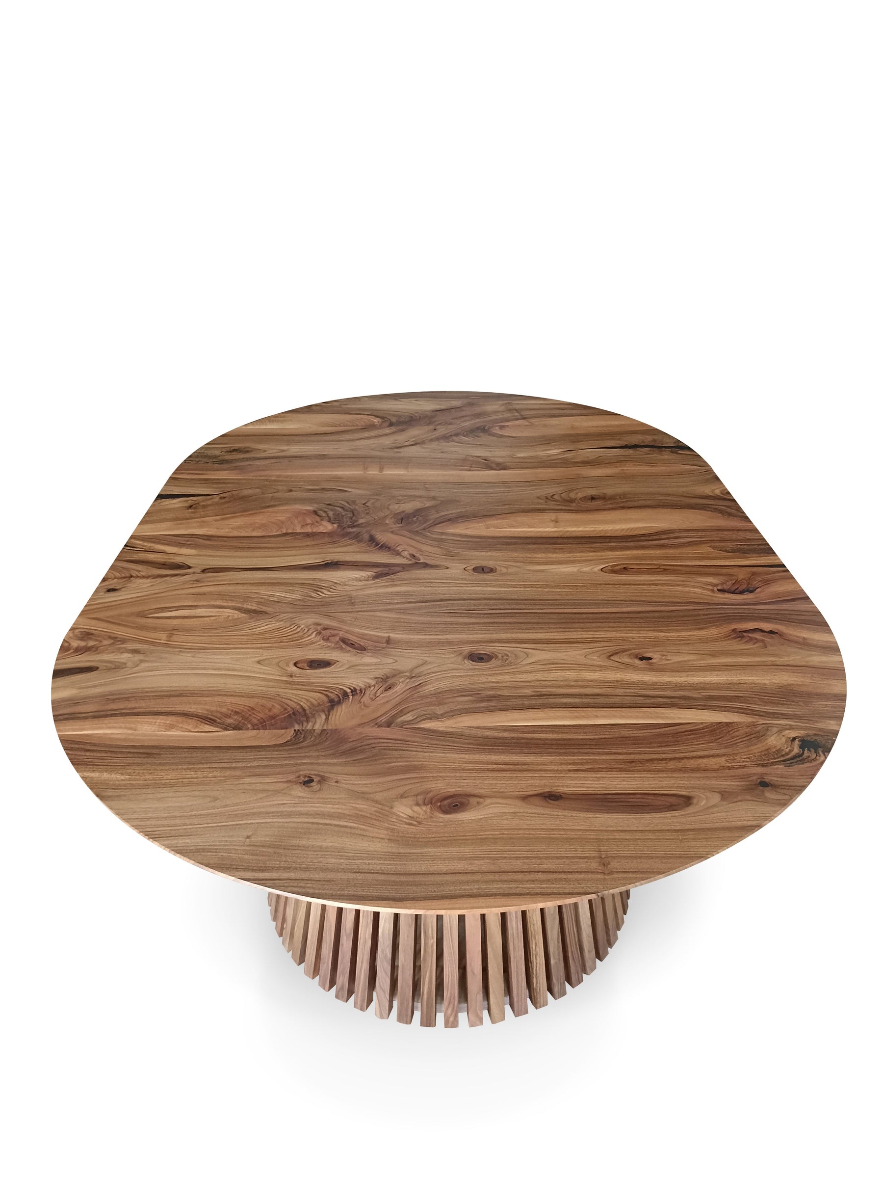 Vivien Round Extendable Dining Table in Solid Walnut