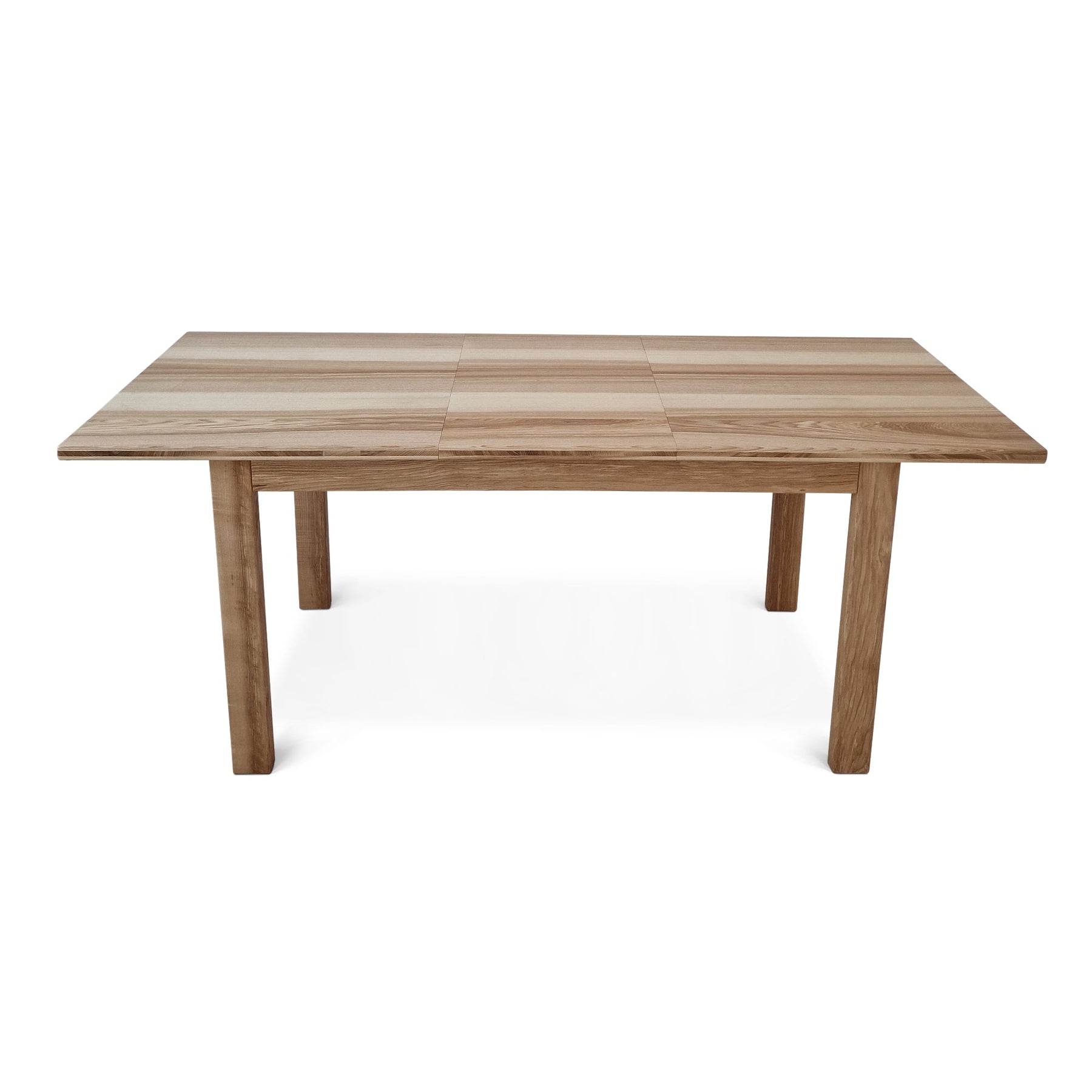 Chralotte Extendable Oak Dining Table - Self-storing leaf