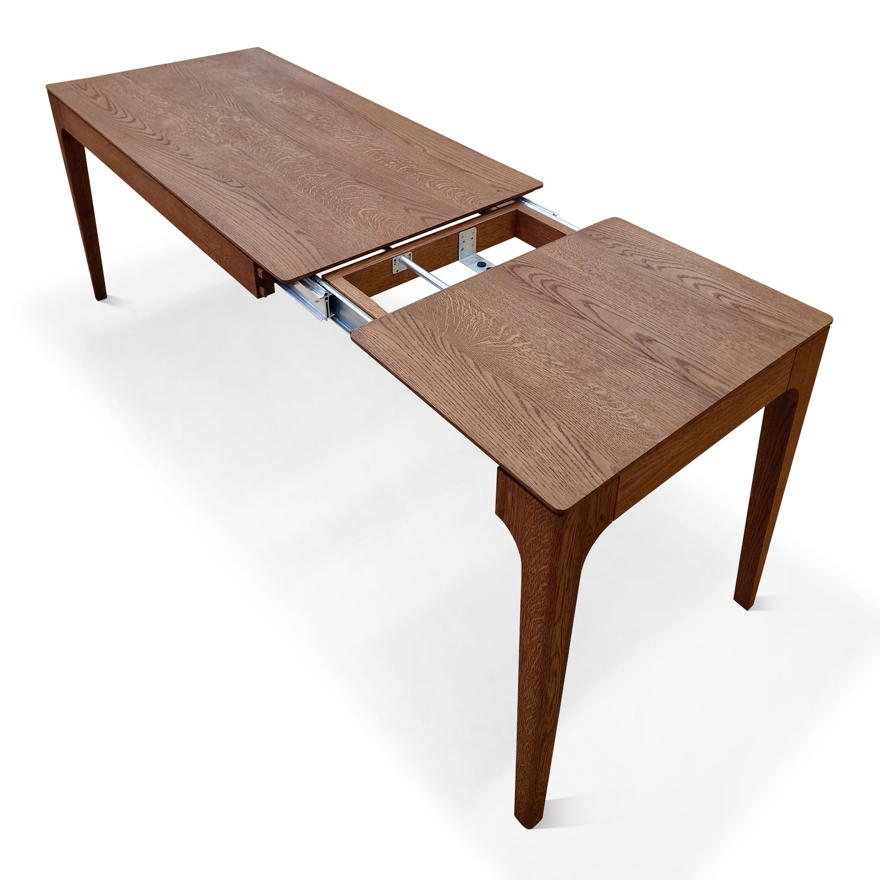 Cecilia Extendable Dining Table in Chocolate Oak