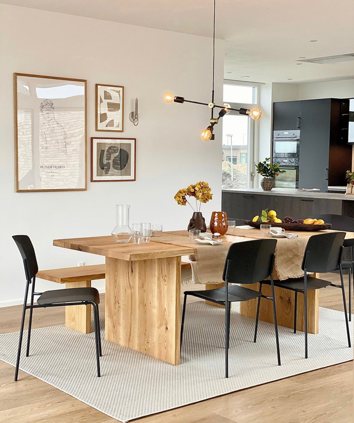 Windsor Extendable Dining Table in Solid Oak