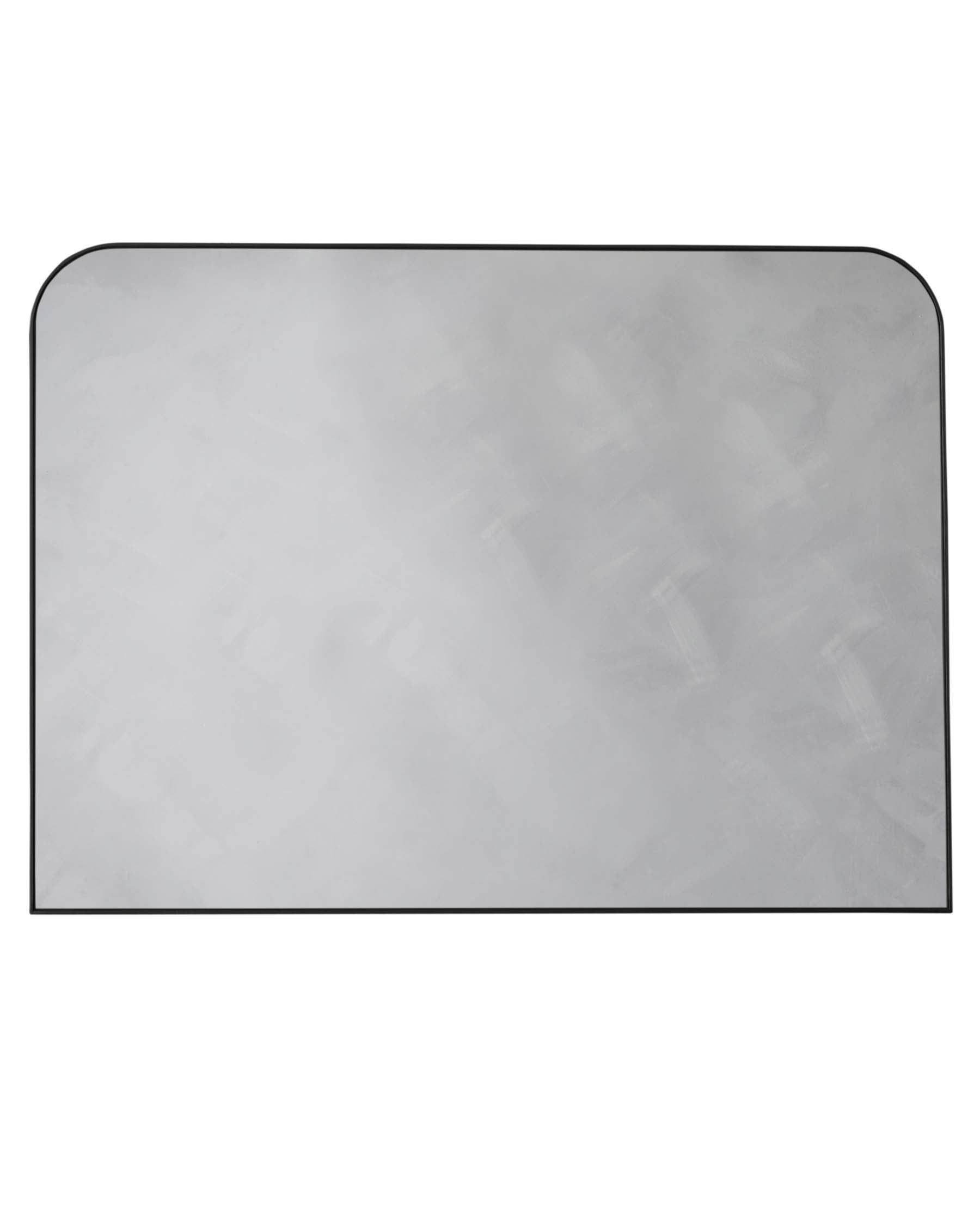 Larson Large Mantle Wall Mirror Black