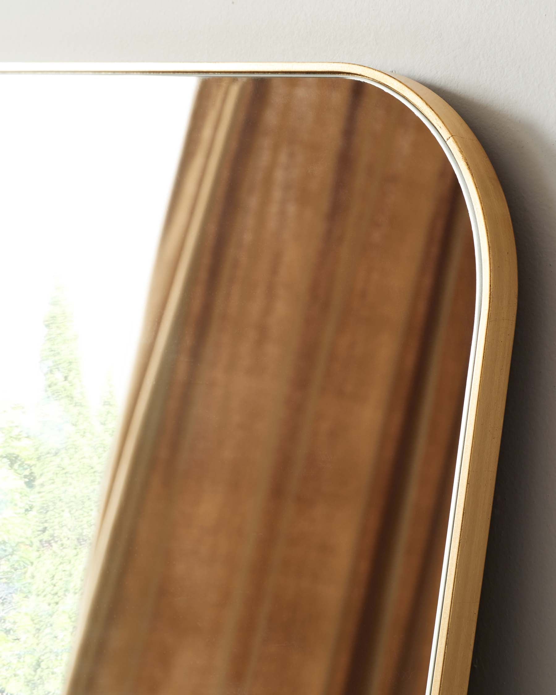 Larson Large Mantle Wall Mirror Gold