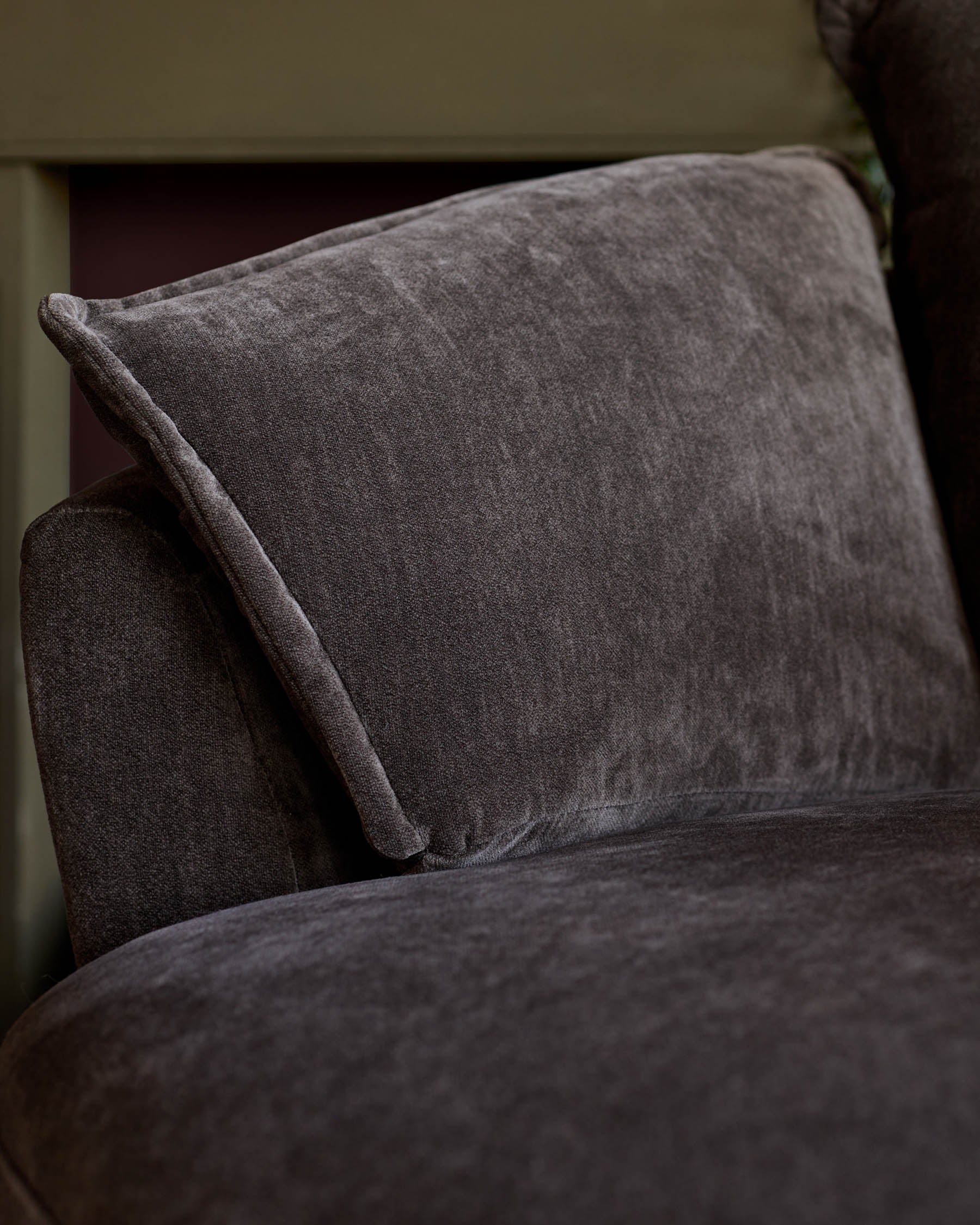 Maddox mocha chenille swivel chair