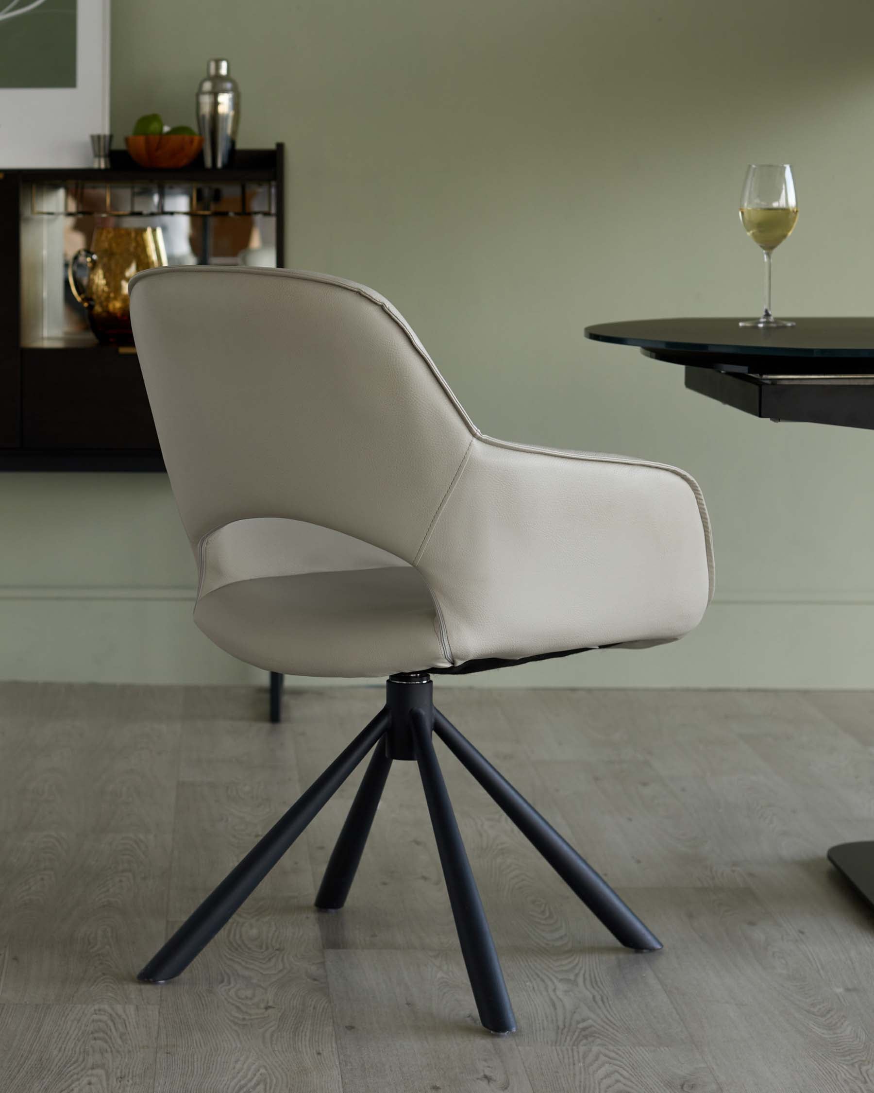 Fraser 4 to 6 seater table and 4 Marlow dining chairs set