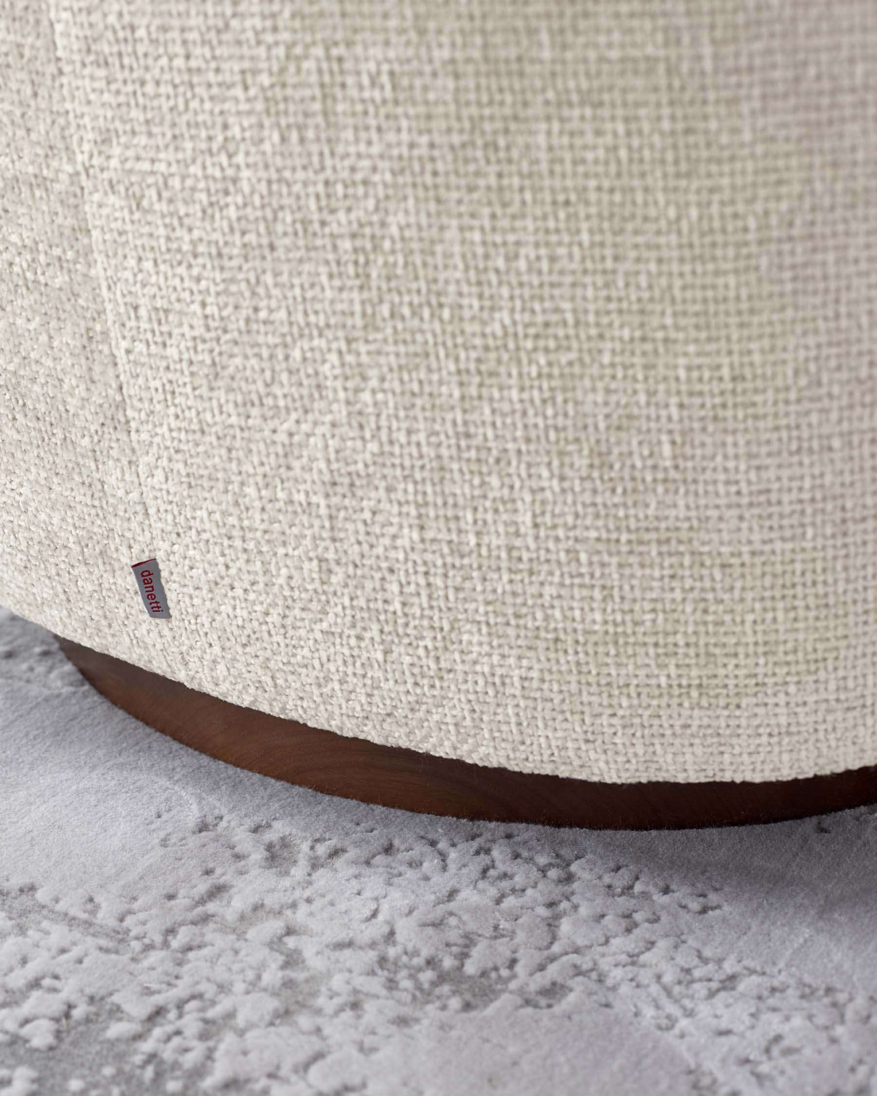 Natalia natural chunky weave swivel accent chair