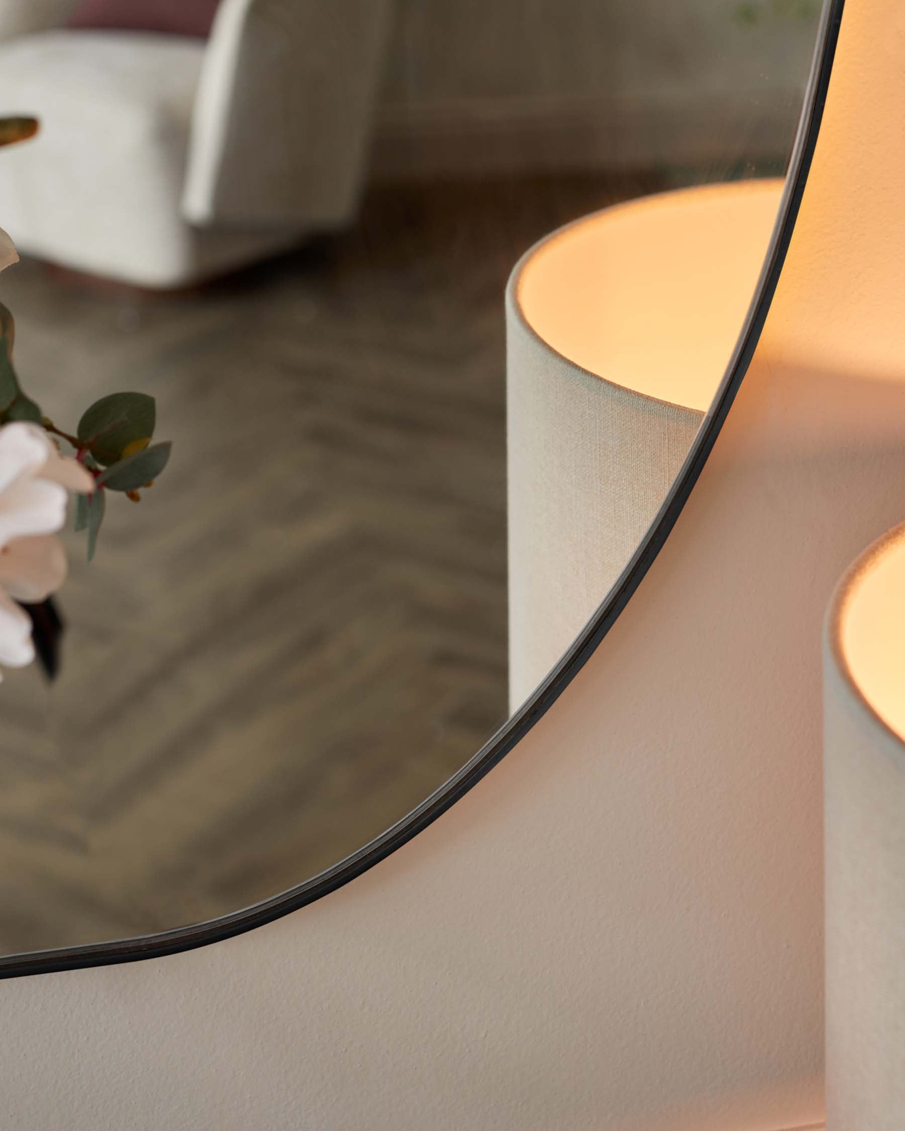 Odense Large Wall Mirror Black