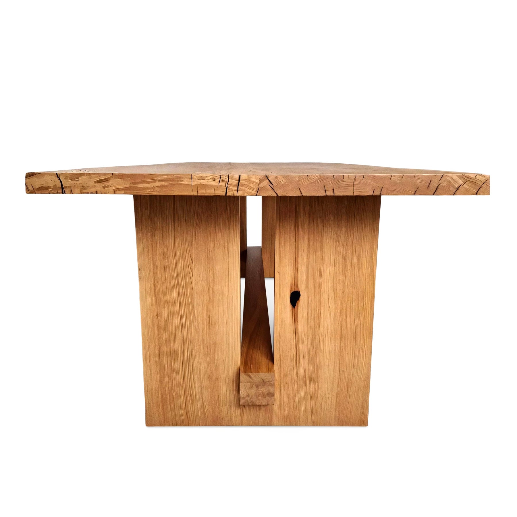 Rustic Extendable Dining Table in Solid Oak