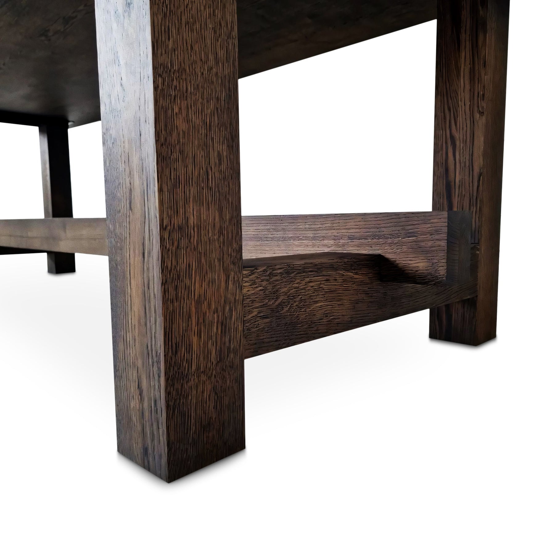 Rustic Extendable Dining Table in Solid Oak