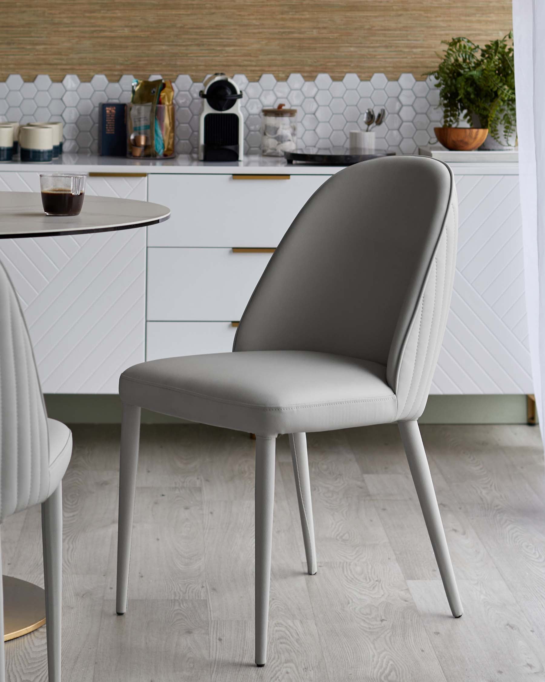 Romeo 4 seater table and 4 Saylor dining chairs set