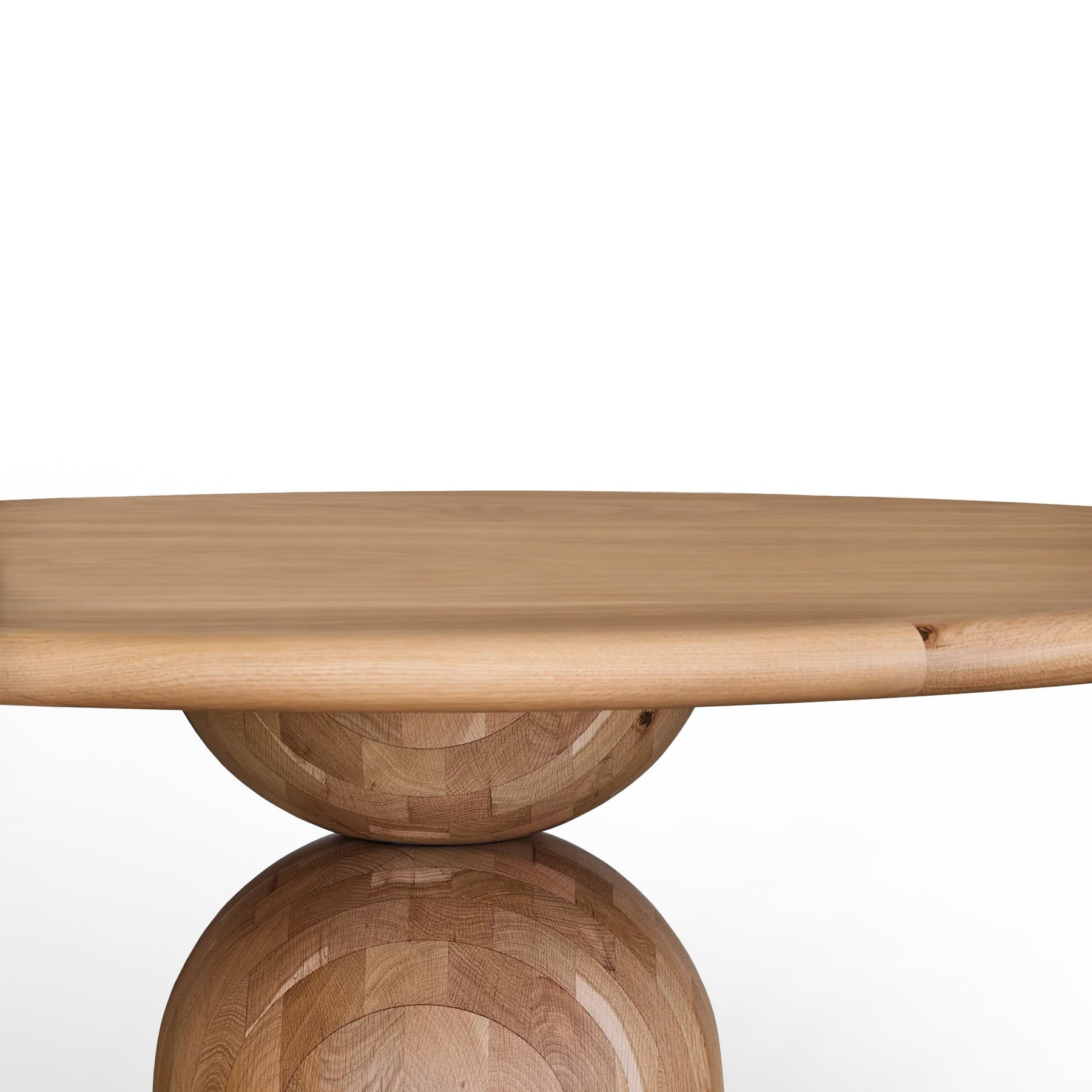 Loulou Oak Round Dining Table