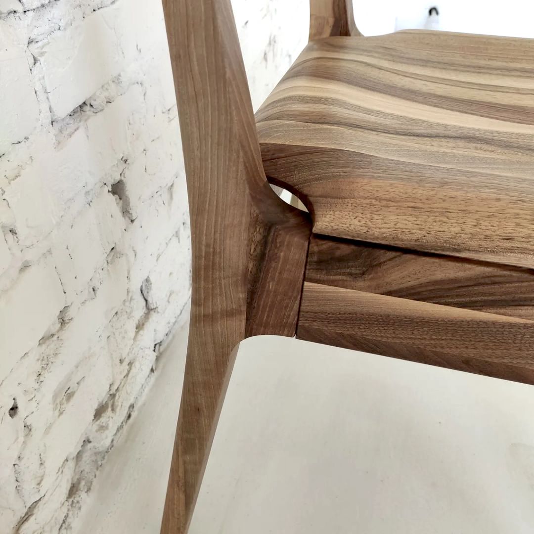 Cecilia Walnut Dining Chair
