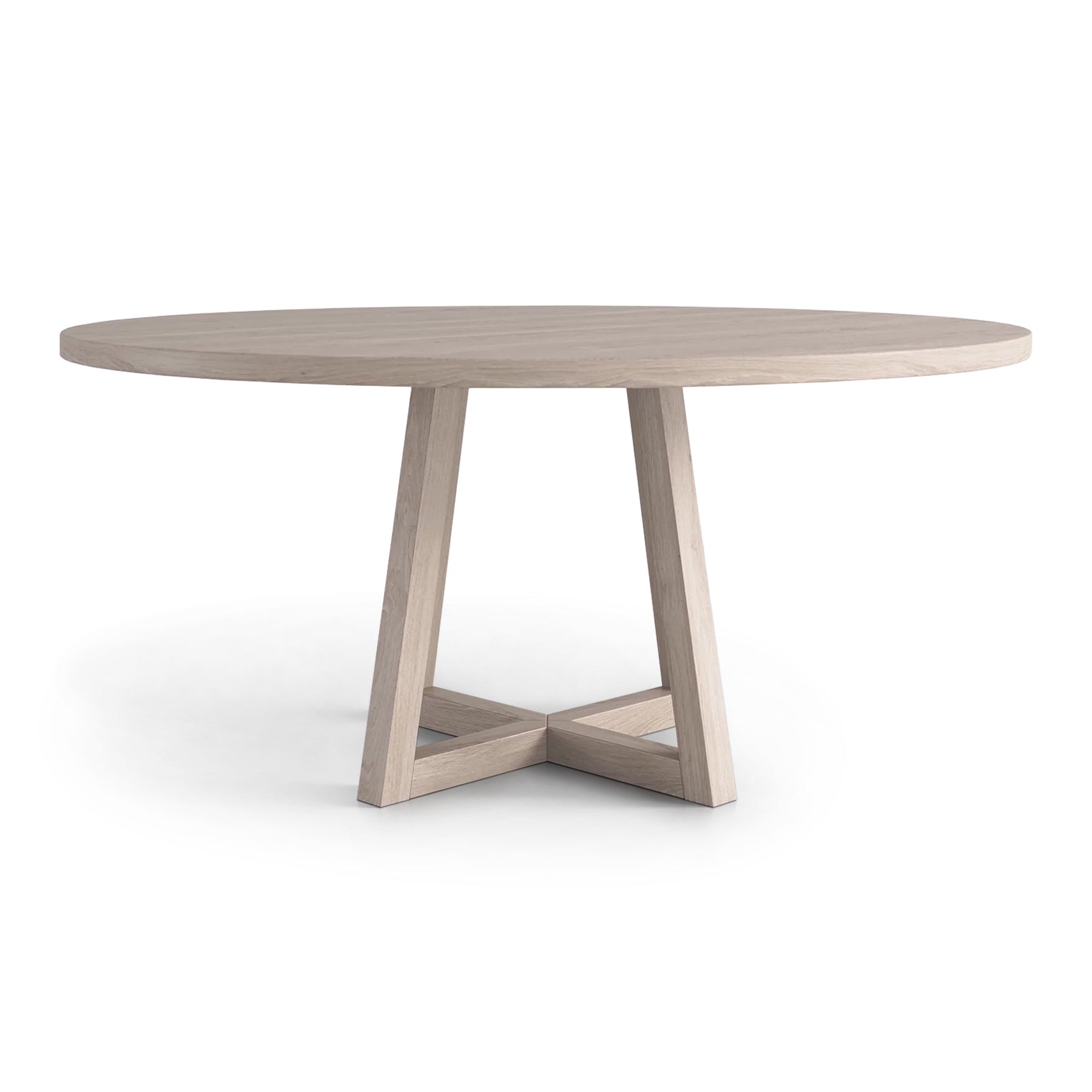 Tulip Round Dining Table in Solid Oak