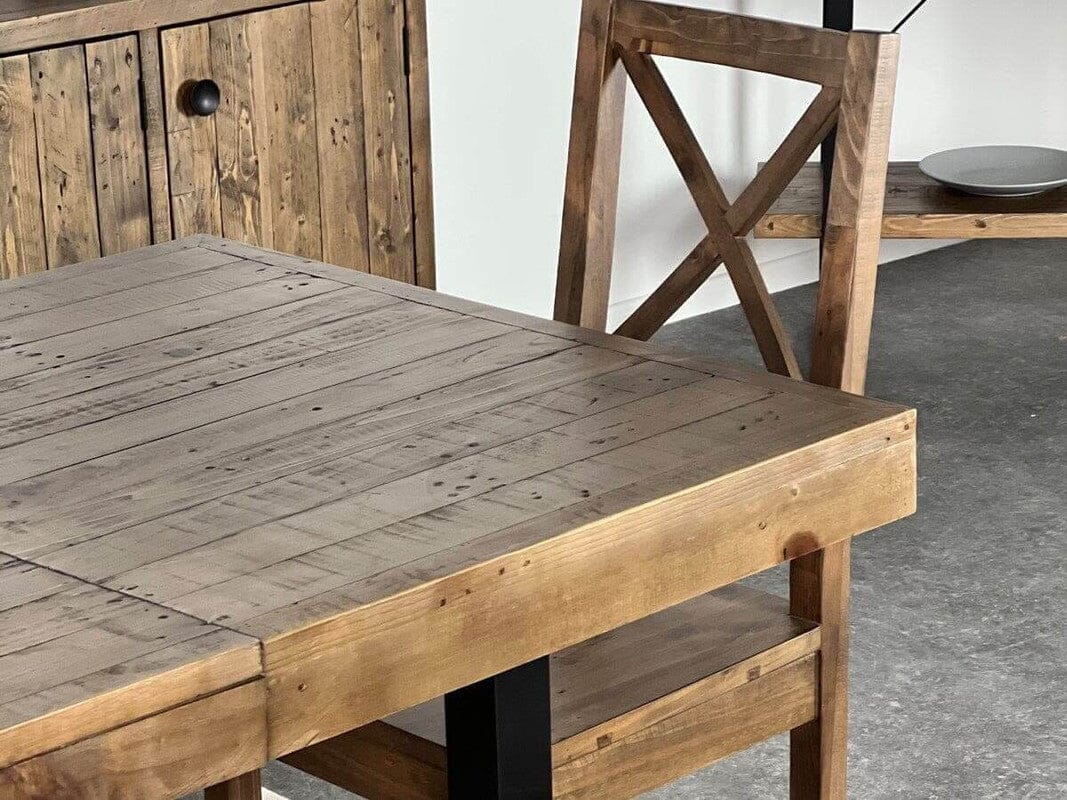 Brooklyn Extendable Dining Table (180cm - 240cm) & Dining Bench