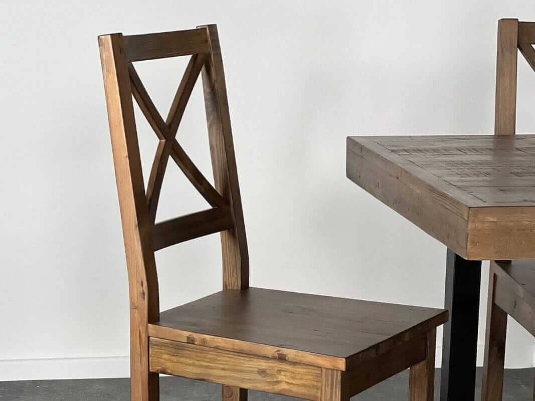 Brooklyn Fixed Top Dining Table & Brooklyn Cross Back Chairs