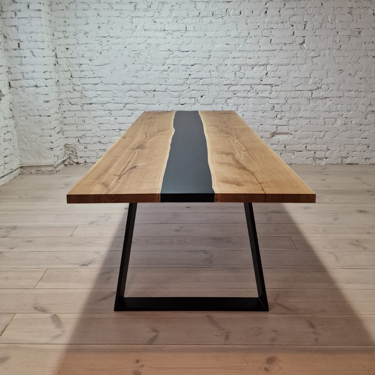 Wabi Black Epoxy Walnut Table