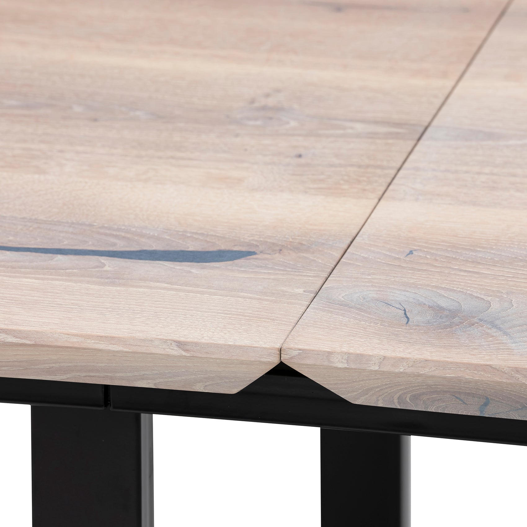 Eva Extendable Dining Table, Light Oak