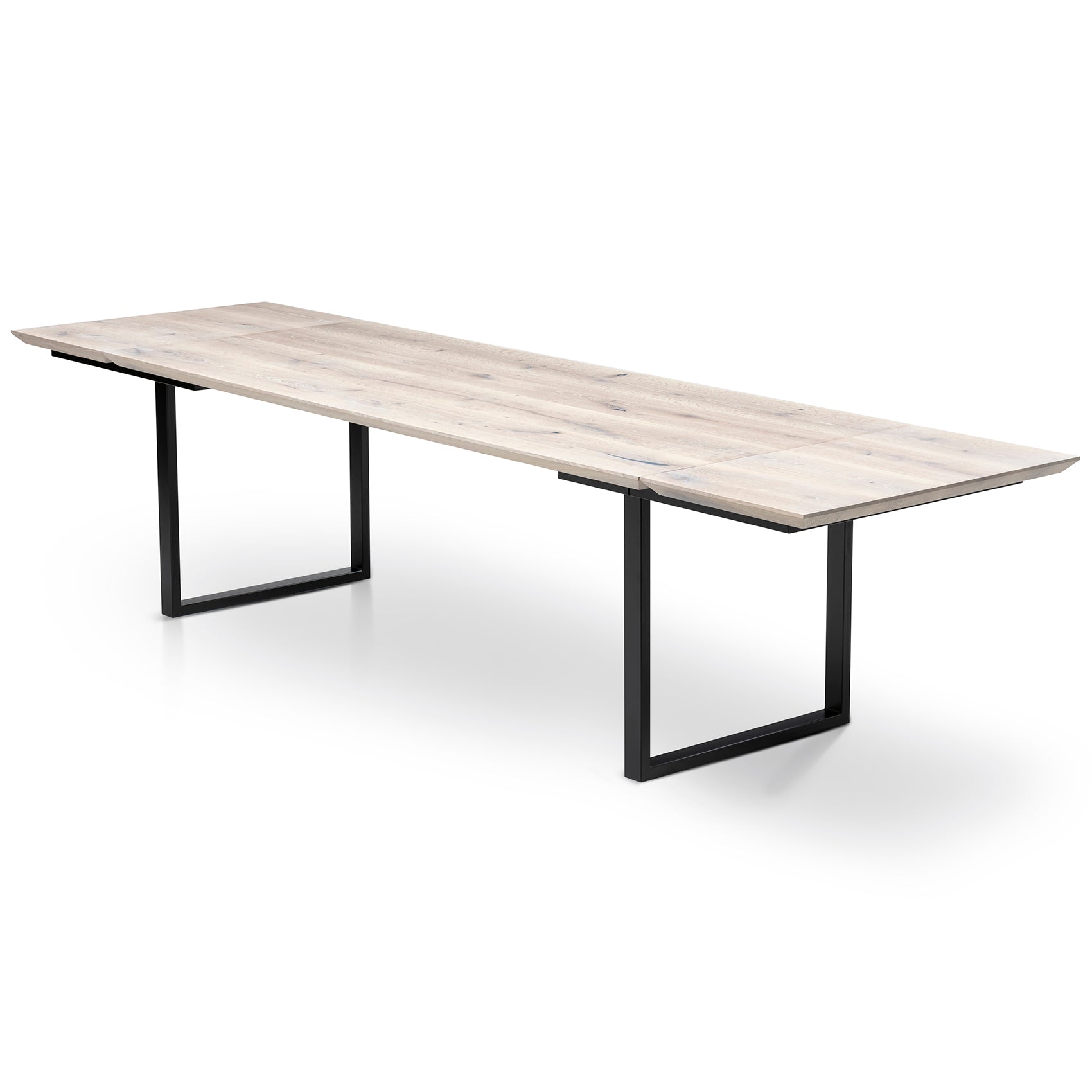 Eva Extendable Dining Table, Light Oak