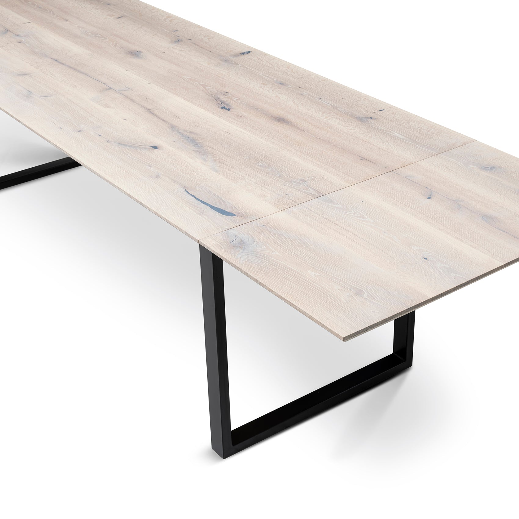 Eva Extendable Dining Table, Light Oak