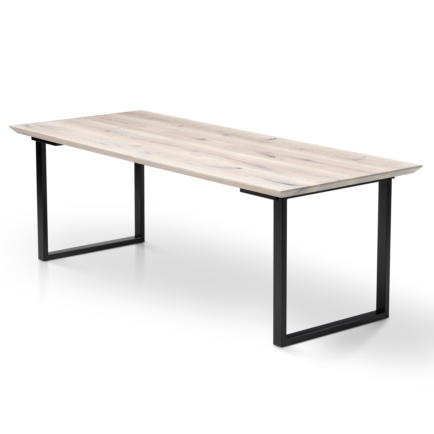 Eva Extendable Dining Table, Light Oak