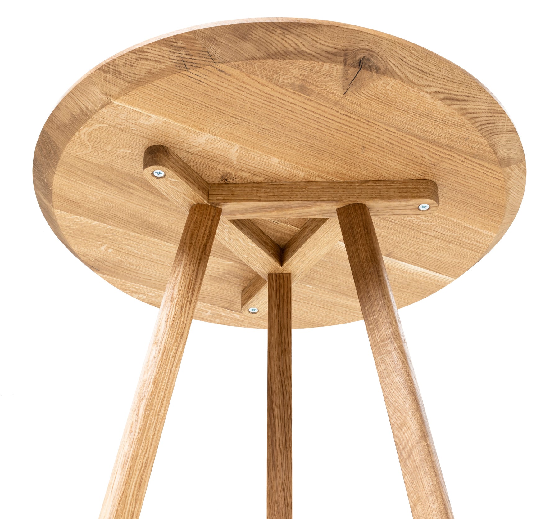 Round Oak Cafe Table