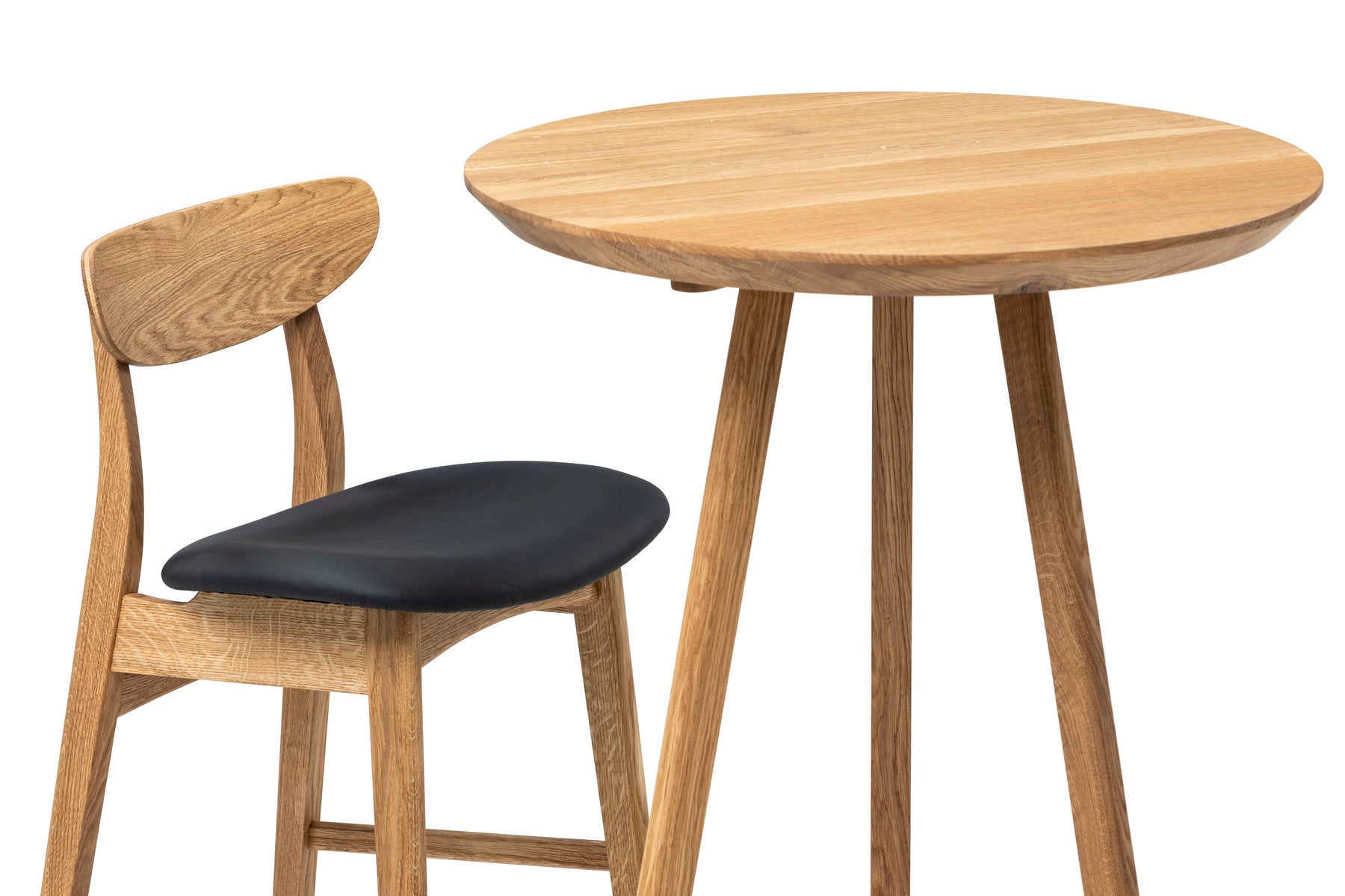 Round Oak Cafe Table