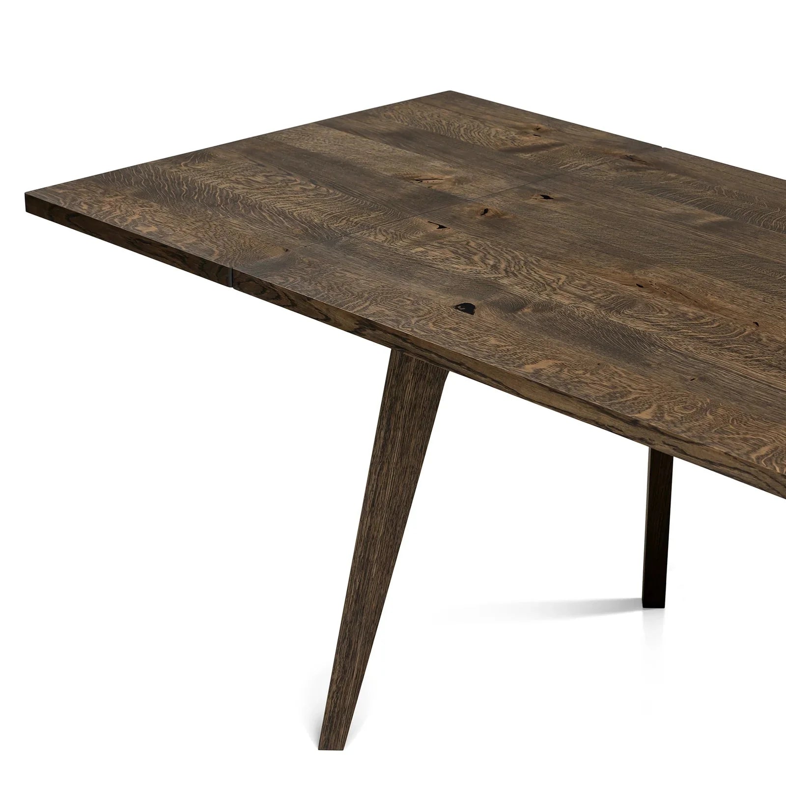 Aurora Extendable Dining Table in Charcoal Oak