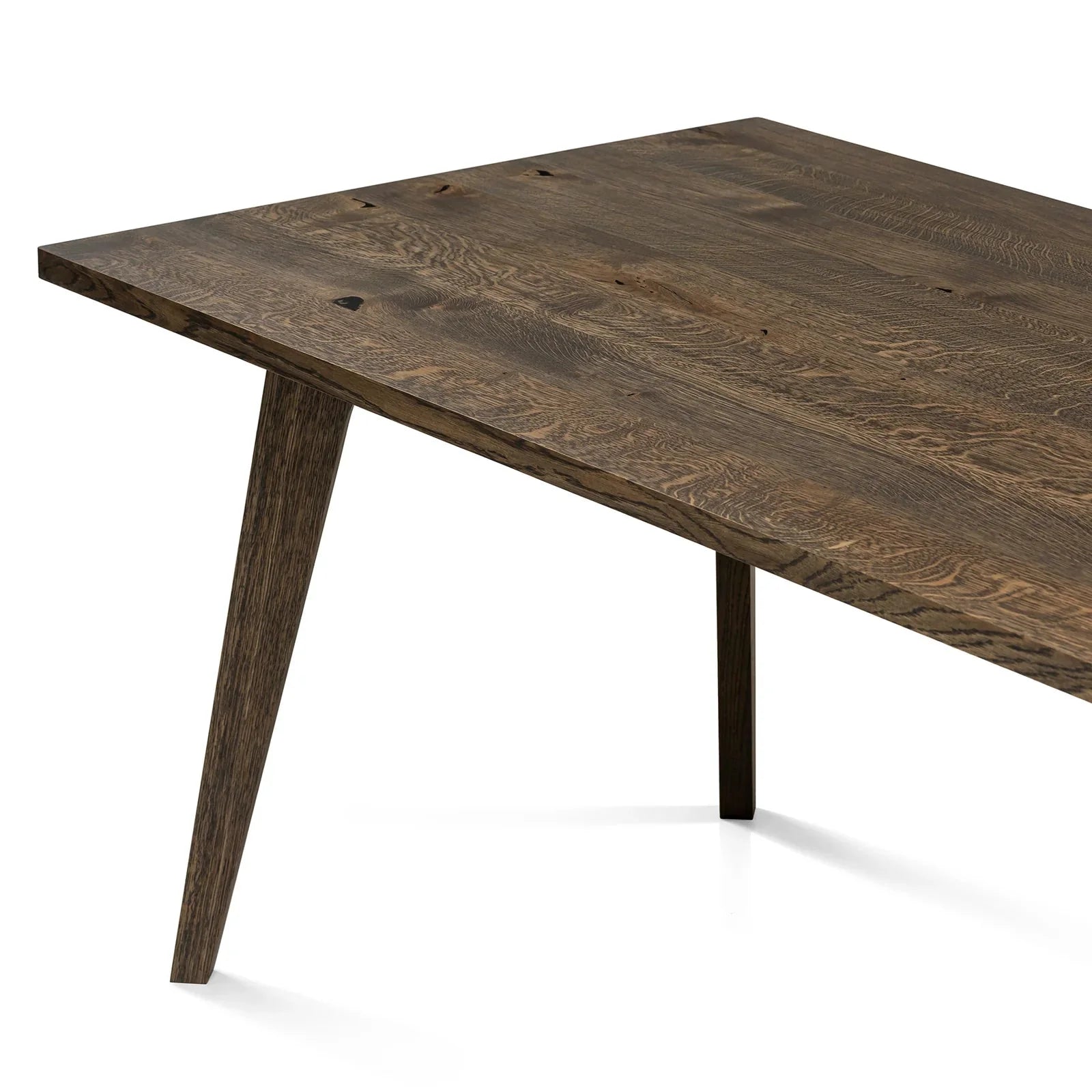 Aurora Extendable Dining Table in Charcoal Oak