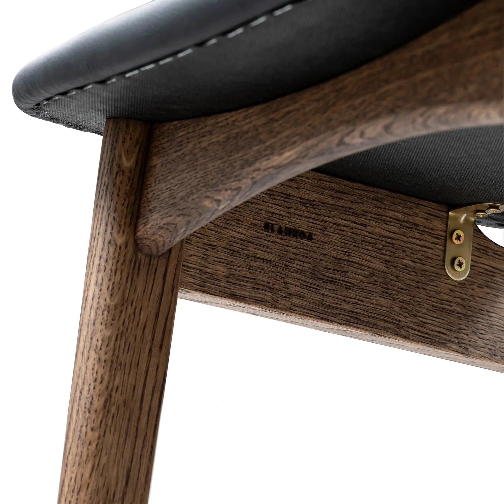 Oak Bar Stool Leather